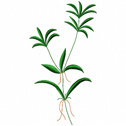 Flowers And Tree Embroidery Design 9